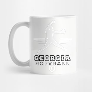 Georgia Bulldogs Softball Mug